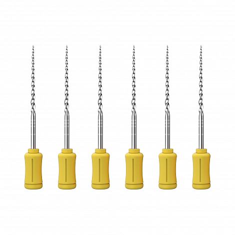 Ручной эндодонтический файл Romax SUP-TAPER files hand use (NiTi), F1, длина 21 мм, 6 шт.